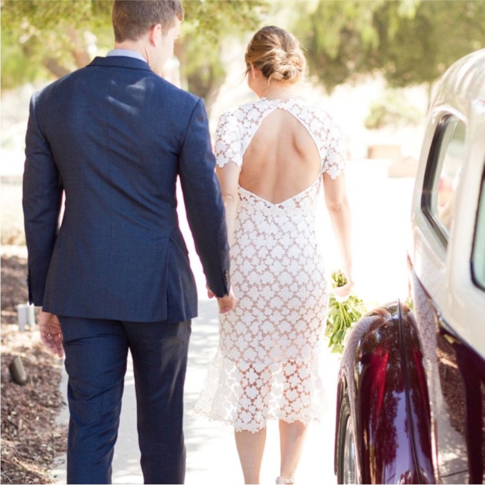 Stunning Lowry Dress By Jill Stuart Anthropologie BHLDN Collection Dress Size 6 - Picture 4 of 11